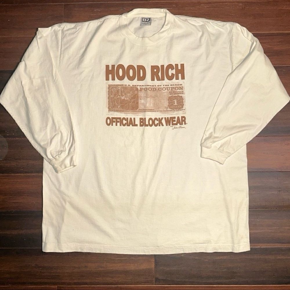 Official Blockwear Hood Rich Foodstamp Tee